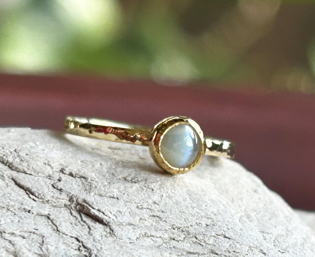 ベーネベーネ　K18カラーレディス　パロットクリソベリルリング K18 クリソベリルキャッツアイリング #26000 | 山城時計店