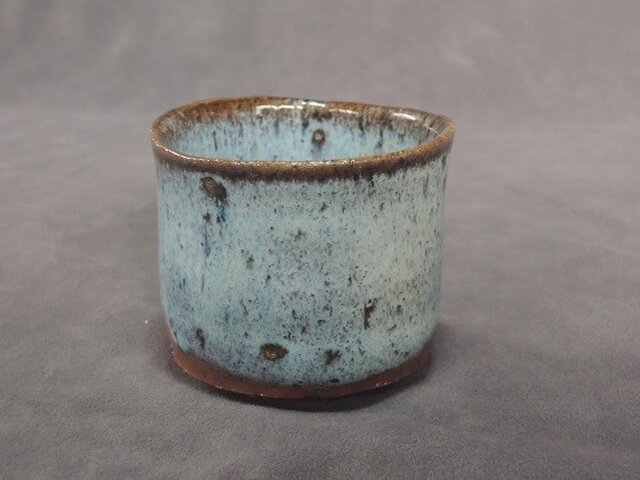 ぐい呑み 緋炎斑碧灰被ぐい呑み ,26 | iichi 日々の暮らしを心地よく
