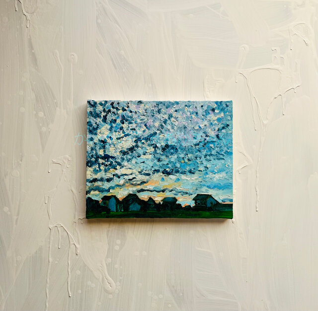 原画「夏の終わりの朝３」F3・油彩 原画「夏の終わりの朝3」F3・油彩 | iichi 日々の暮らしを