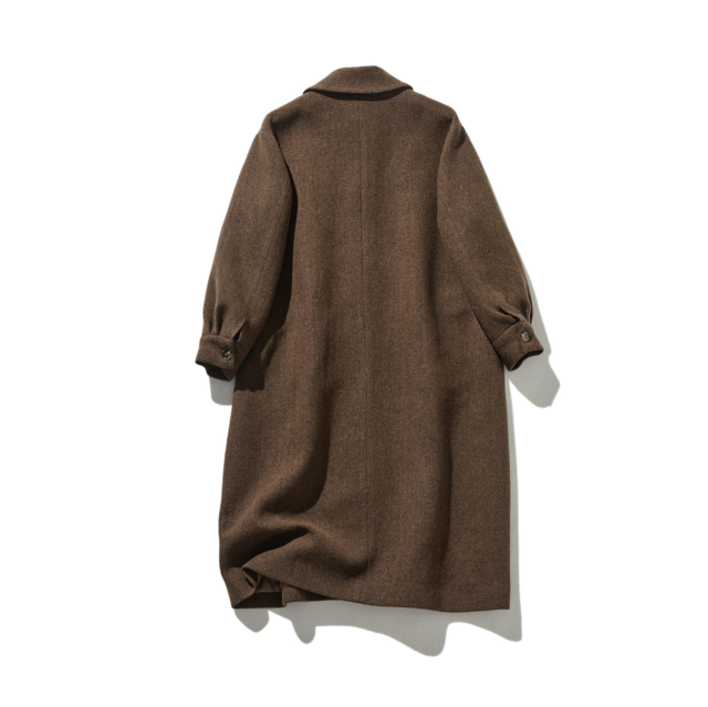 イシカワラボ★ひとみ別注ウールコート　新品未使用 ブラウン イシカワラボ☆ひとみ別注ウールコート 新品未使用 ブラウン