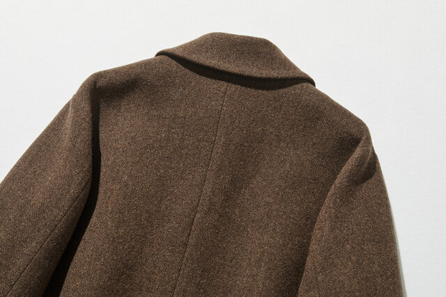 知的で大人雰囲気に ウールコート ロングコート ダブルボタンコート