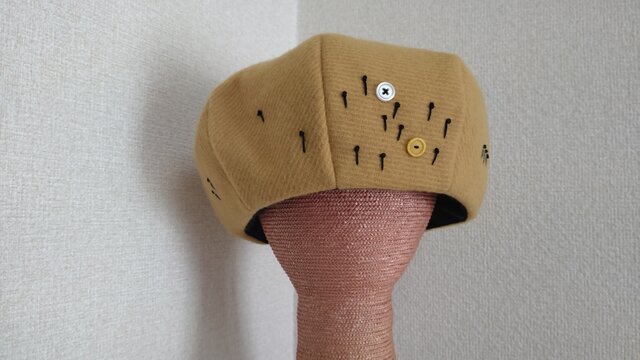 ハッピー　ベレー帽　patchwork motif ハンドメイド hmp-330227.jpg