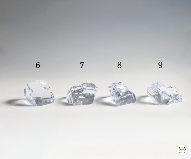 氷塊　オブジェ　クリスタル 数量限定】ガラスオブジェ 氷塊(クリア) その他インテリア雑貨