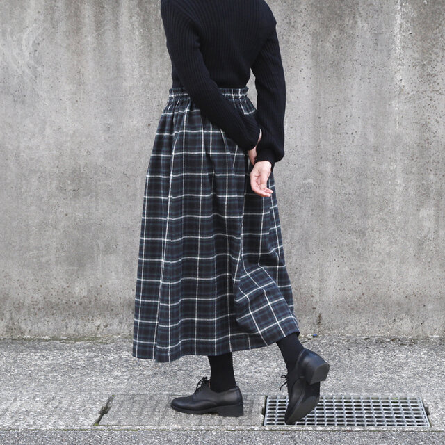 即納】柔らかくて心地良い 上質な肌触り シャギーチェック ロング