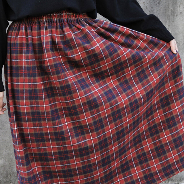 即納】柔らかくて心地良い 上質な肌触り シャギーチェック ロング