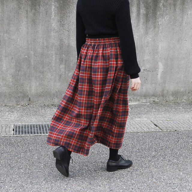 即納】柔らかくて心地良い 上質な肌触り シャギーチェック ロング