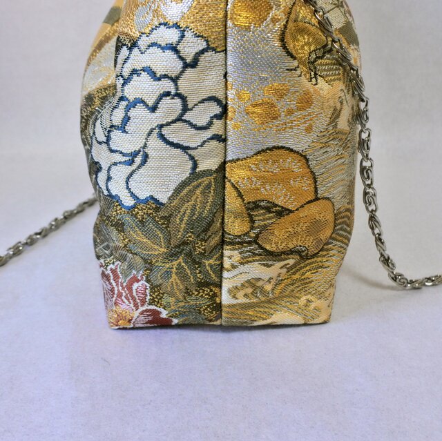 着物リメイク ポーチフレームのショルダーバッグ | iichi 日々の暮らし