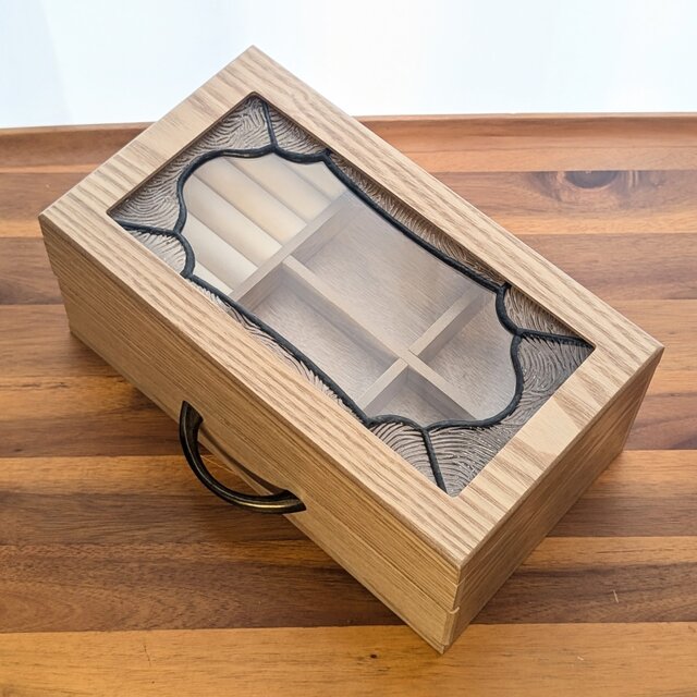 アクセサリーボックス　ステンドグラス　木製　【クラシカル】