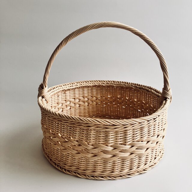 まるのかご•三つ編み | iichi 日々の暮らしを心地よくするハンドメイド