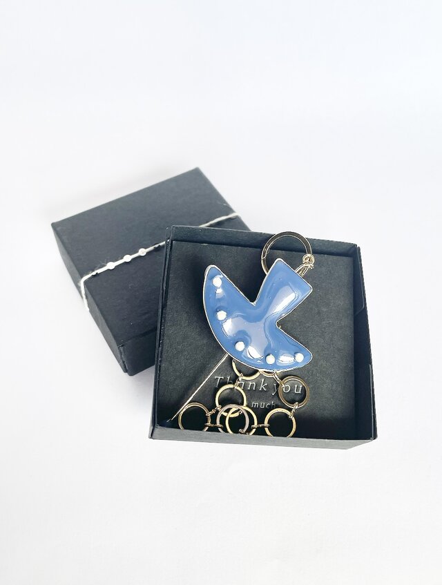 バレリーナのチュチュ❣️美しいブルー/パールチュチュバッグチェーン