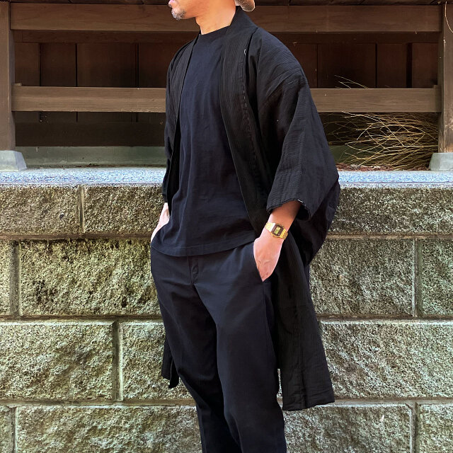 羽織 メンズ 着物 古布 リメイク素材 アンティーク ジャパン