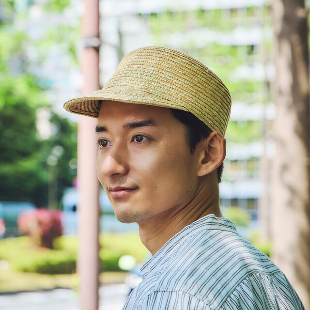 Orel オレル 太麦 ショートつば キャップ 59cm [UK-H151-NA-L]