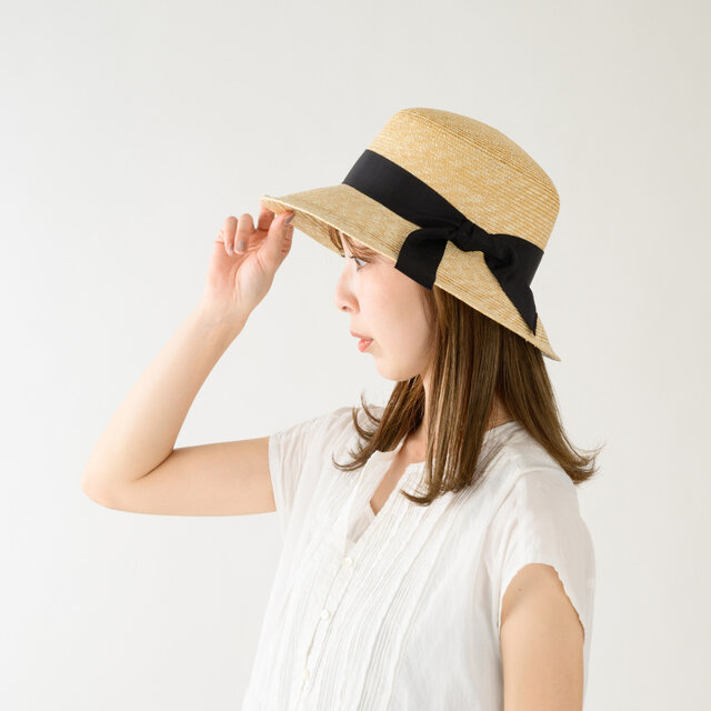 Lily リリー　麦わら エッジアップ 帽子 復刻版 [UK-H041-NA]