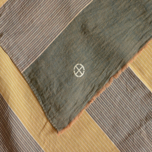 襤褸 風呂敷 古布 木綿 リメイク素材 縞模様 ジャパンヴィンテージ 昭和レトロ 生地