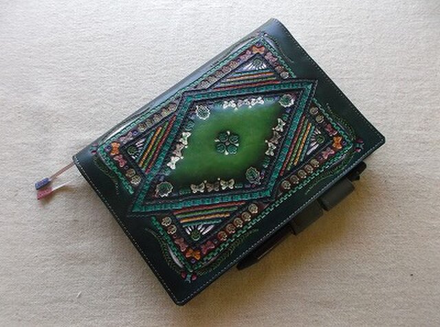 ほぼ日手帳カズン対応 A5サイズ手帳カバー レザー 刻印＆拭き