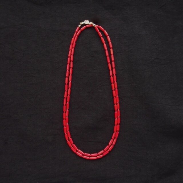 期間限定【予約品】Red Coral ／レッドコーラル ロングネックレス
