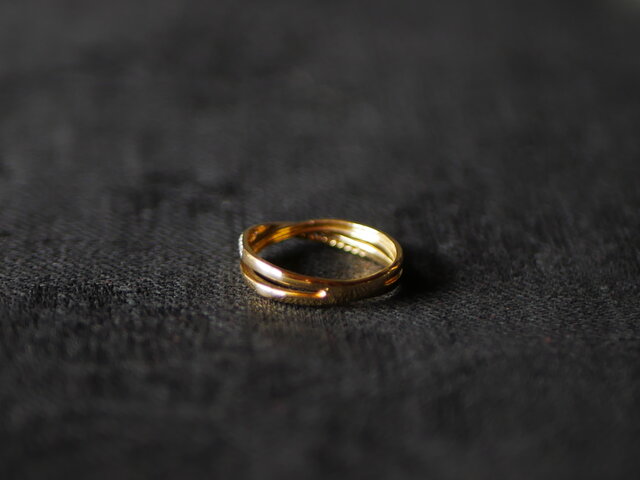 【12/12まで値下げ 】k9 フランス ヴィンテージリング FR-12】ヴィンテージリング K18 ダイヤモンド アンティークのある