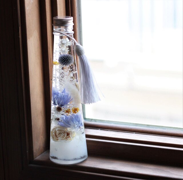 ❤天国の花畑ハーバリウム ～永遠の白～/仏花 | iichi 日々の