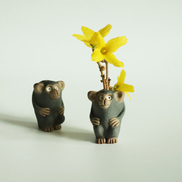 チンパンジー (ミニ) / 花器　一輪挿し