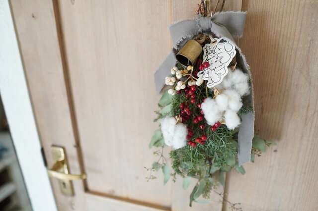 hoccori swag】ほっこりスワッグ クリスマス クリスマススワッグ