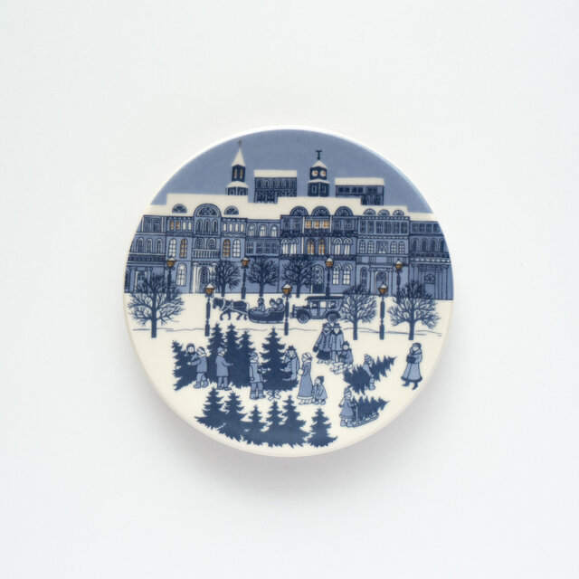 Christmas plate｜City