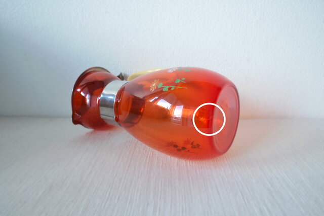 昭和レトロ ガラスピッチャー 花の柄 | iichi 日々の暮らしを心地よく