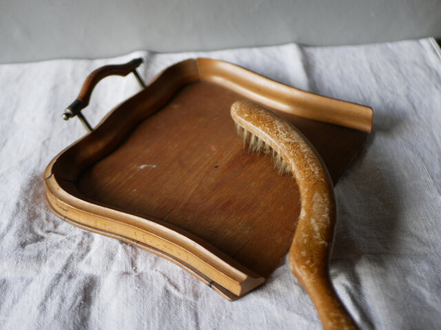 イギリス ヴィンテージ ダストパン＆ブラシ イギリス ヴィンテージ ダストパン＆ブラシ