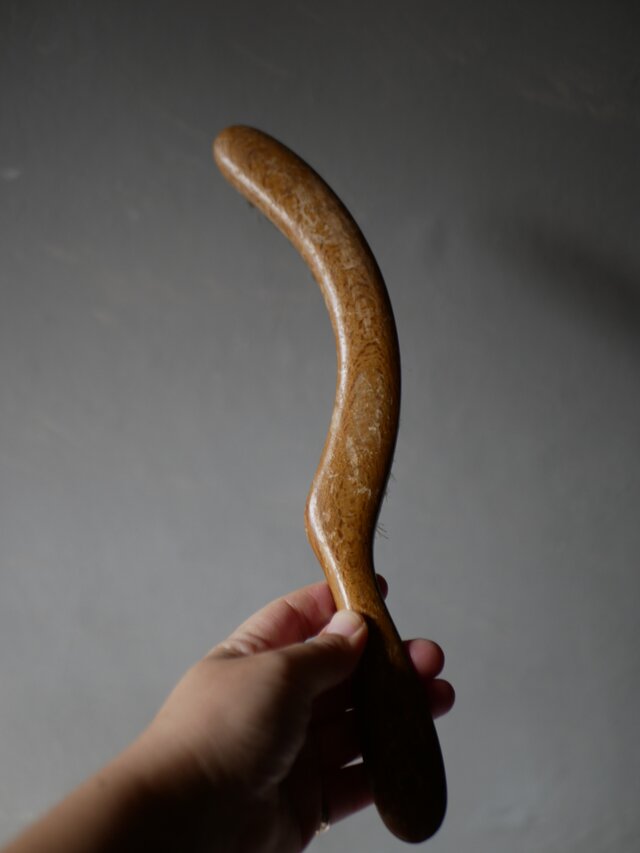 木製のダストパン ブラシ付き フランスアンティーク アンティークの