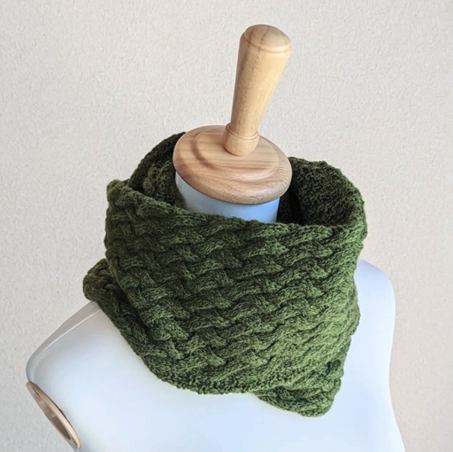 カシミヤ級の肌触り♡100%ヤクのリバーシブルスヌード【アイビー