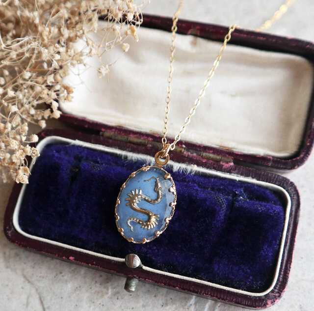 西ドイツヴィンテージ！ドラゴンネックレス 龍 金アレ対応 | iichi