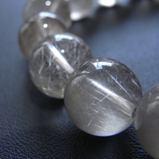 シルバールチルクォーツ12ミリ 粒売り/バラ売り】シルバールチルクォーツ（針多） 12mm｜天然石