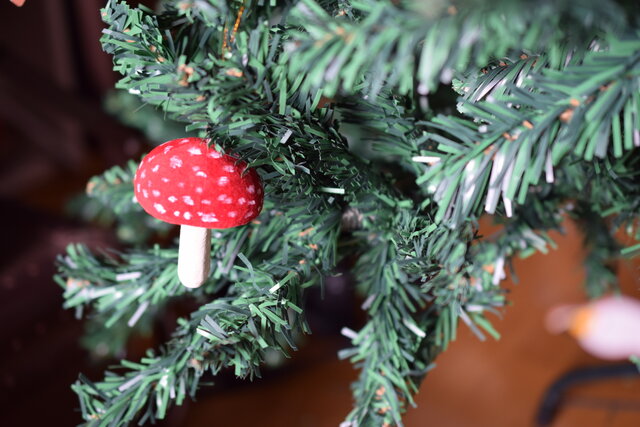 アスティエ　オーナメント　クリスマス　キノコ Astier de Villatte 毒キノコ INGE-GLAS ガラスオーナメント ドイツ