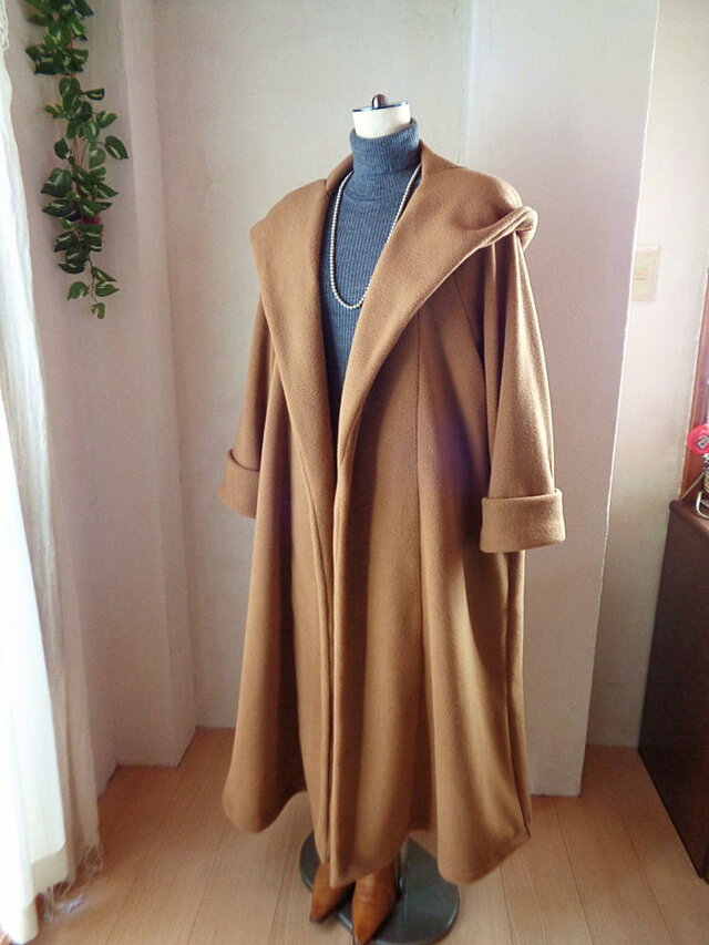 魔法使い♥ビッグフード ローブコート♥テディ ブラウン♥アンチ