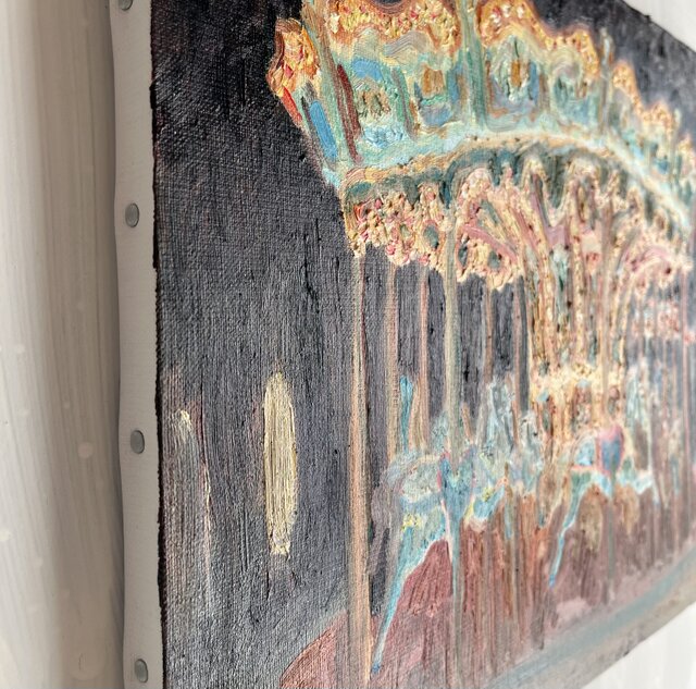 32×41㎝「夜のメリーゴーランド2」原画・油彩画・F6 32×41㎝「夜のメリーゴーランド2」原画・油彩画・F6 | iichi