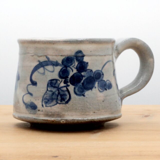 染付マグカップ（山ぶどう）1