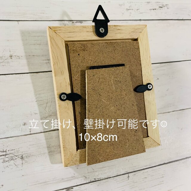 ミニシーグラスアート インテリア雑貨 トイレ表札 シマエナガ