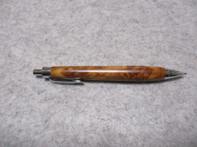 屋久杉 トラ杢 光明 ガラスコート仕上げ ワンピースタイプの木軸