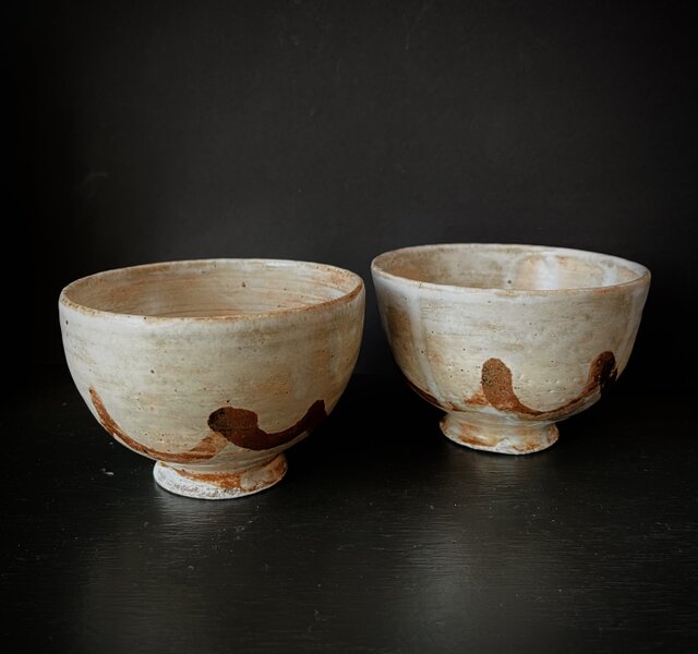 ヘドヴィヒ・ボルハーゲン HB カフェオレボウル 2個セット ツバメ柄赤の小さめカフェオレボウル | リボンときどきネコ