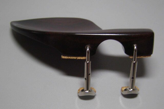 バイオリン　顎当て　ローズ紫檀　クローソン型　セミヒル ローズ紫檀 クローソン バイオリン顎当て セミヒル | iichi 日々の