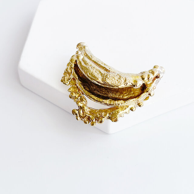 オーガニックムーン ブローチ【ebro4】