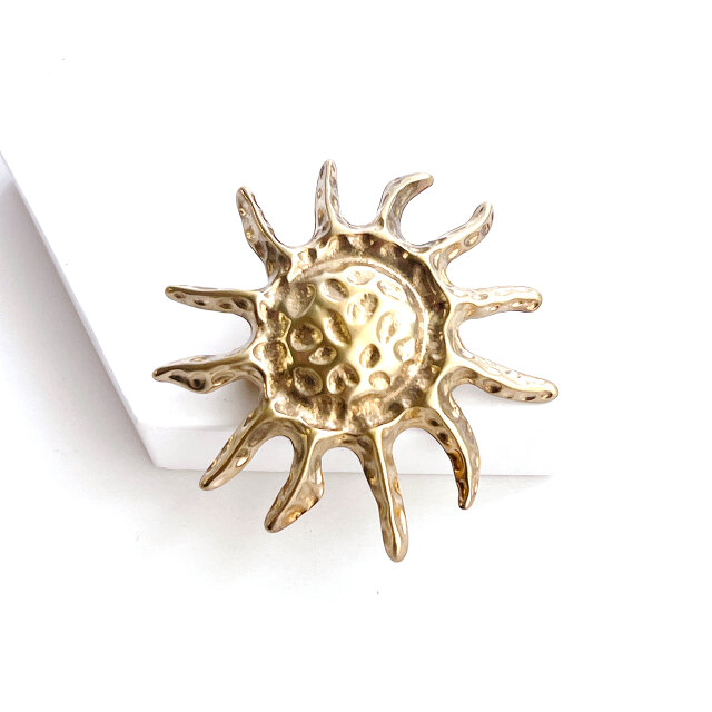 ソレイユ 太陽モチーフのブローチ 【ebro5】