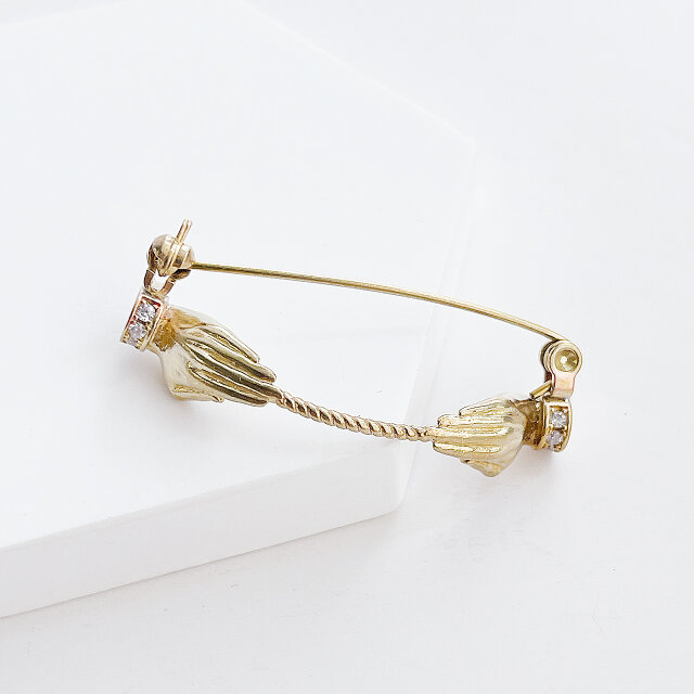 グレースハンド ピンブローチ【ebro7】