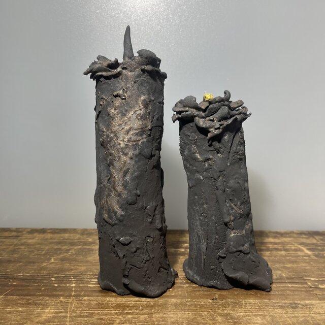 雛　No.65  黒釉　大