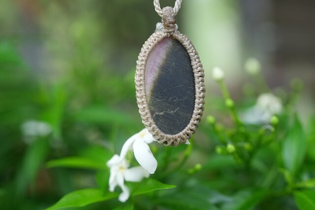 2つの重奏 トルマリン マクラメネックレス 1845 | iichi 日々の暮らし