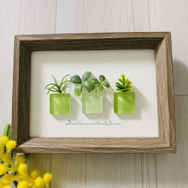 ガラスアート インテリア雑貨 壁掛け 置物 北欧 観葉植物 b4fd79977617cbf0602ce7cd210587