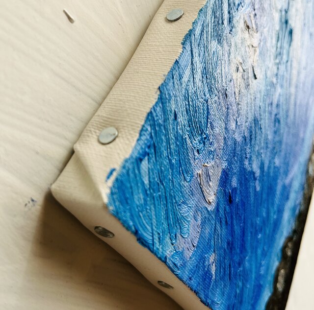 16×23㎝「夜明け前」油彩・原画・サムホールサイズ 16×23㎝「夜明け前」油彩・原画・サムホールサイズ | iichi 日々