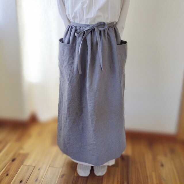 クラシックハーフエプロン【受注製作】 | iichi 日々の暮らしを