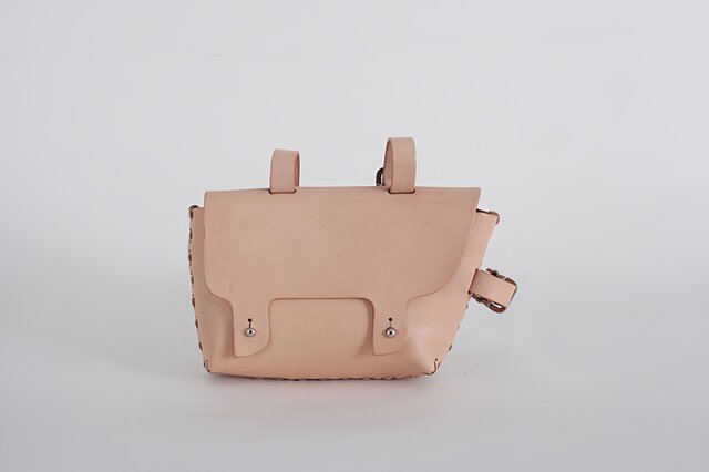 ハンドメイドレザー自転車フレームツールバッグ