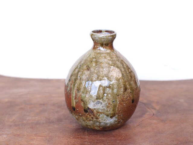 備前焼 徳利 備前鶴首一合徳利 Bizen sake vessel | 備前焼 金重潤平