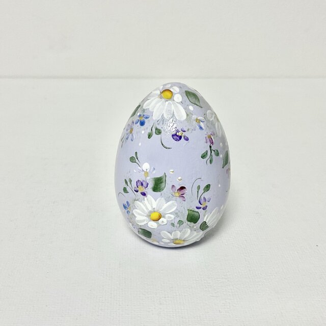 木製　ウィステリアの、野の花のイースターエッグのコピーのコピー